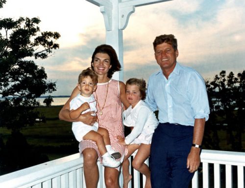 President Kennedy and family in Hyannis Port, August 1962