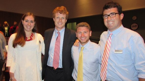 JFK Hyannis Museum (our interns with former U.S. Rep. Joseph P. Kennedy, III)
